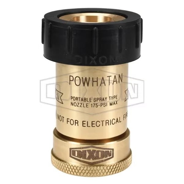 1 in NPSH BUMPERED BRASS FOG NOZZLE UL/FM