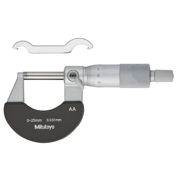 Micrometer, Outside, 0-25mm