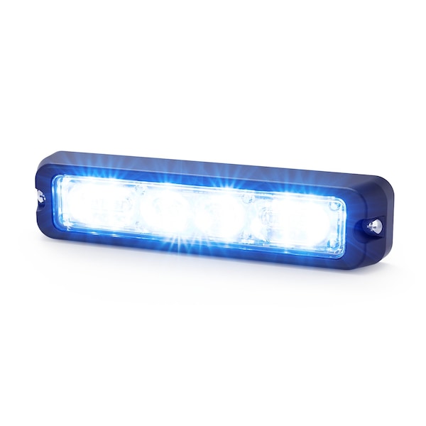 Directional Led, Multi-Mount, Blue/Clear