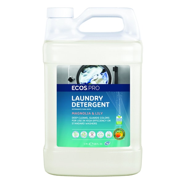 High Efficiency Laundry Detergent, Liquid, Magnolia and Lily, Clear, 4 PK