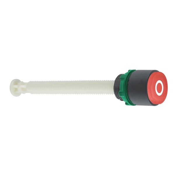 Manual overload reset push button, Harmony XB5, red projecting, 22mm, for 17.120 mm actuation distance