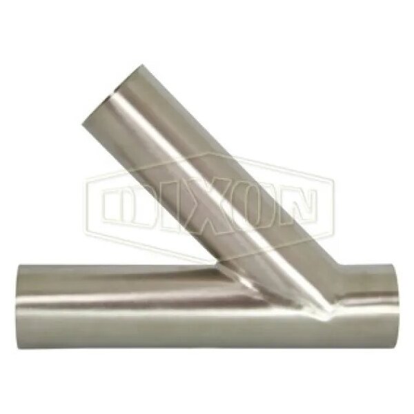 Sanitary Lateral, 1-1/2 in Nominal, Butt Welded End Style, 316L SS, Domestic