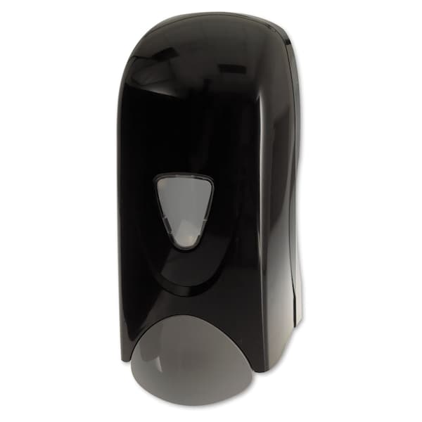 Foam-eeze Bulk Foam Soap Dispenser with Refillable Bottle, 1000 mL, Black/Gray