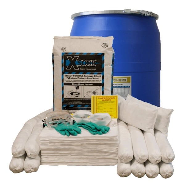 Spill Kit, Oil-Only Select, 55 gal.