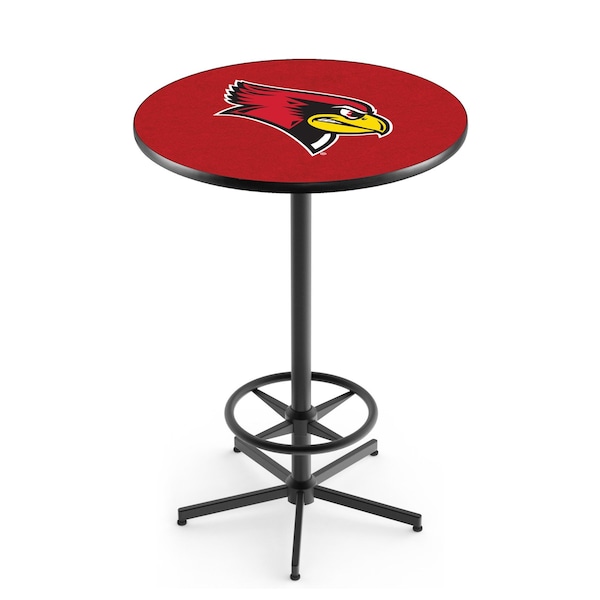 42" Black Illinois State Pub Table