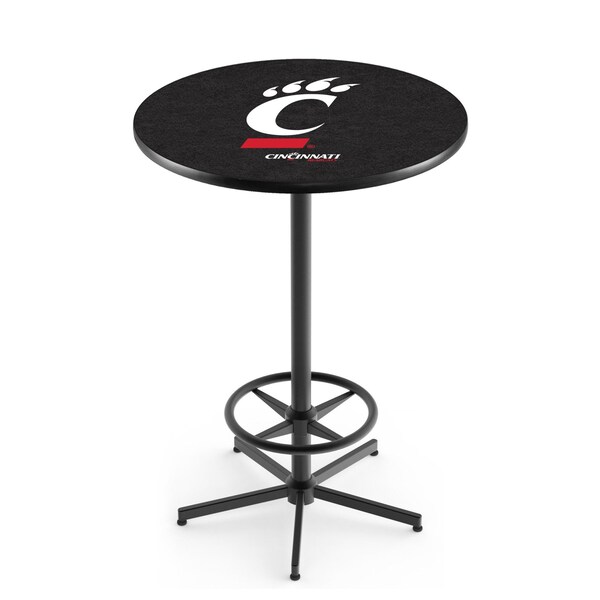 42" Black Cincinnati Pub Table