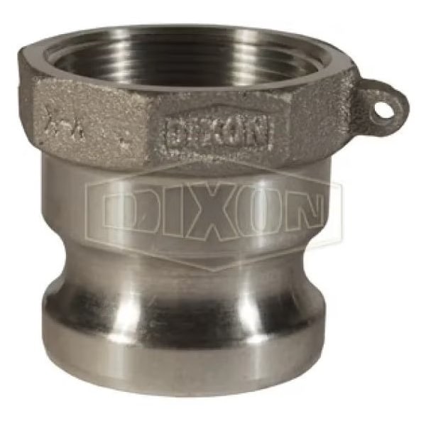 Boss-Lock Type A Cam and Groove Adapter, 2 in, Male Adapter x FNPT, Aluminum