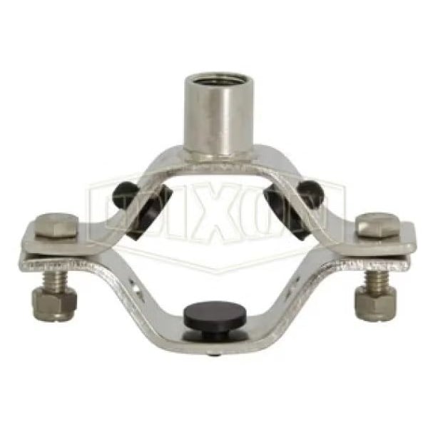 Hex Tube Hanger with ABS Sleeve, 4 in Nominal, 304 SS, Domestic