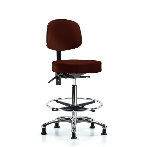 Ben Stool, Hi, Vin, Bk, Chrome, CF, Gld, Burg
