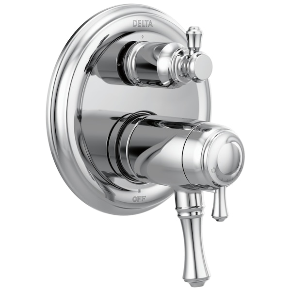 Cassidy Traditional 2-Handle TempAssure 17T Series Valve Trim with 3-Setting Integrated Diverter