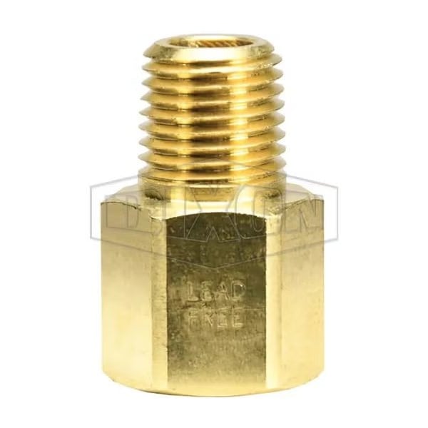 Adapter, 3/4 in Nominal, MNPT x FNPT End Style, Brass