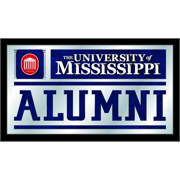 Ole' Miss 26" x 15" Alumni Mirror