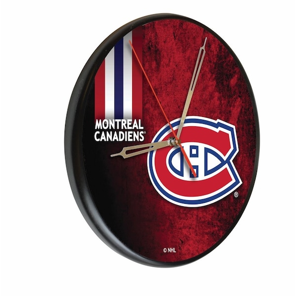Montreal Canadiens 13" Solid Wood Clock
