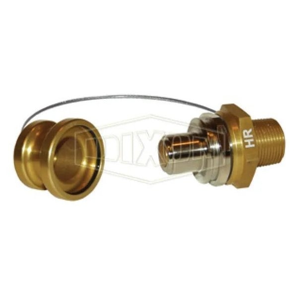 FloMAX Hydraulic Oil Receiver with Cap, 3/4 in Nominal, MNPT, Aluminum, Domestic