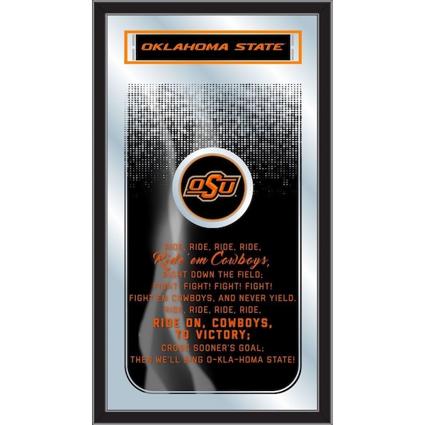 Oklahoma State 26" x 15" Fight Song Mirror