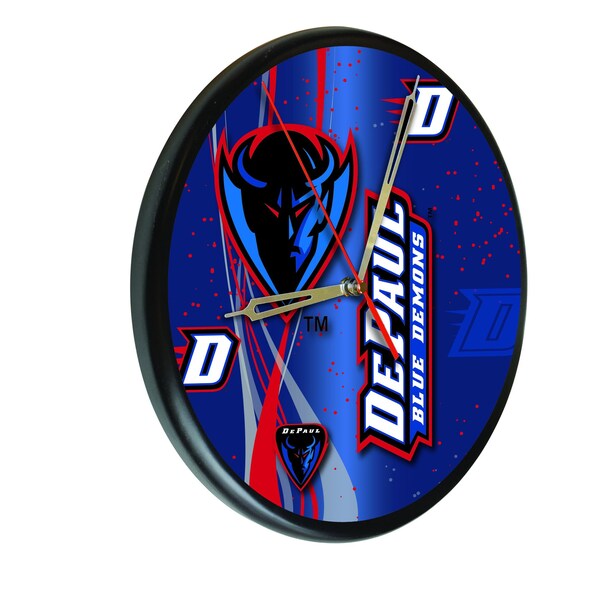 DePaul University 13" Solid Wood Clock