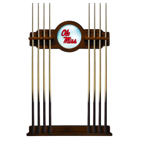 Ole' Miss Cue Rack in Chardonnay Finish