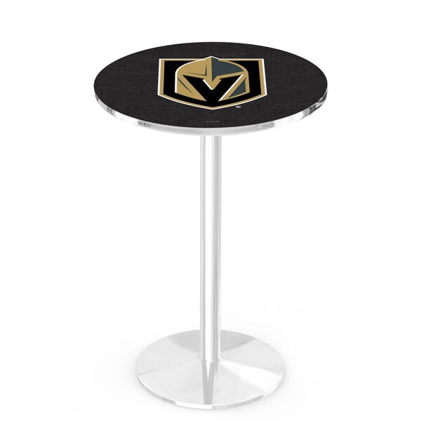 42" Chrome Vegas Golden Knights Pub Table