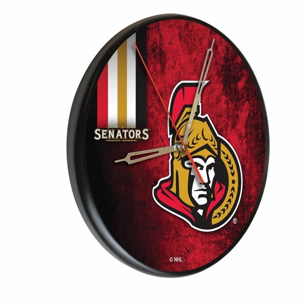 Ottawa Senators 13" Solid Wood Clock