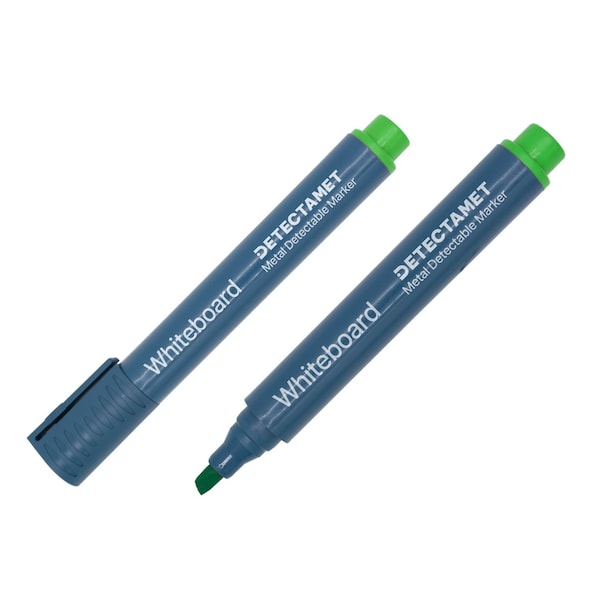 Detectable Dry Erase Marker Set, Round Barrel, PK10