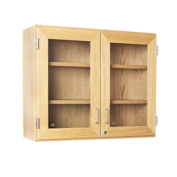 Shelving Storage Cabinet, 30 in H, 36 in W, 2 Adjustable Shelves