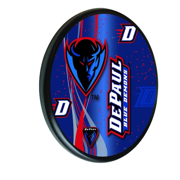 DePaul University 13" Solid Wood Sign