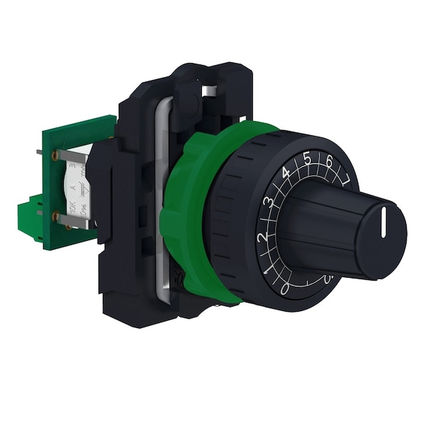 Complete potentiometer, Harmony XB5, plastic, 22mm, 1K