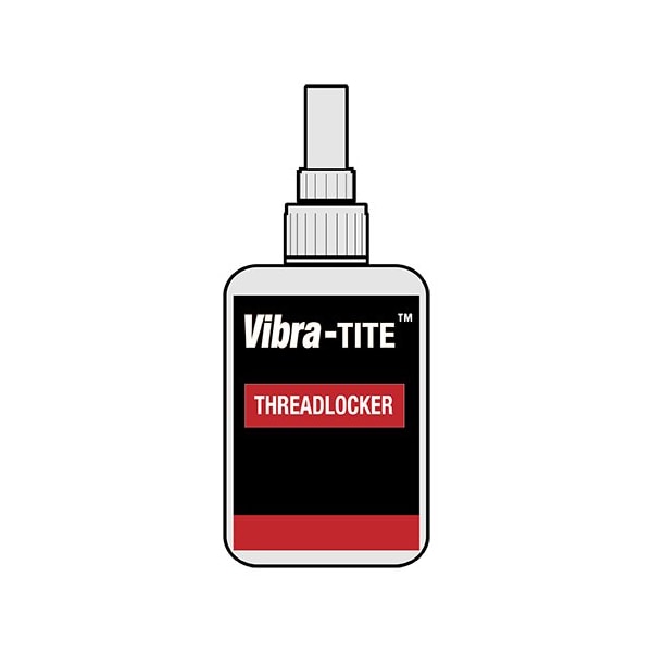 Threadlocker, Red, Permanent, Small Screw Liquid, 10 mL Bottle, PK5