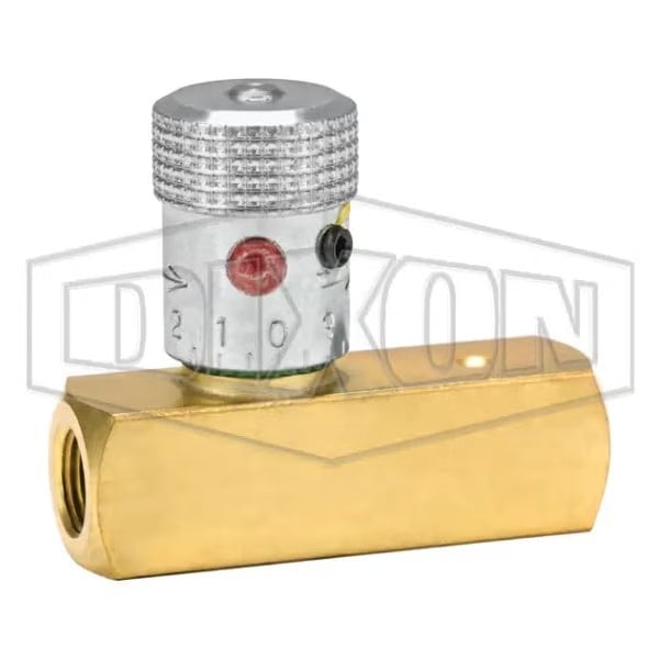 F Series Flow Control Valve, 2000 psi Pressure, Brass Body
