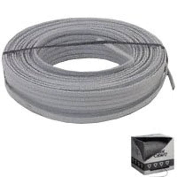 THHN Building Wire, Copper, 10 AWG, 3C, Gray, 50 ft