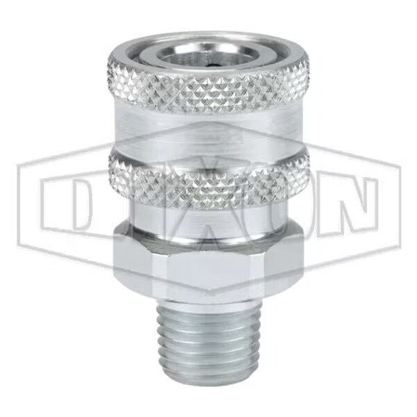 STEEL 1/4 in H-COUPLER, 1/4 in M-NPTF