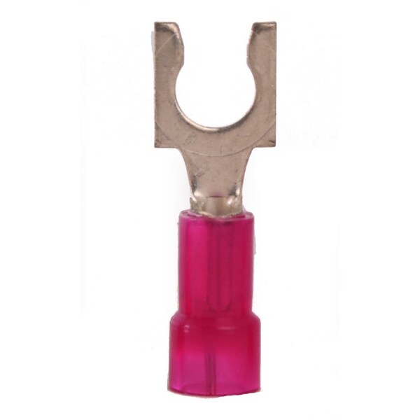 Fork Terminal, #10 Stud Size, 18 AWG, 600 V, Nylon Insulated, 1000 PK