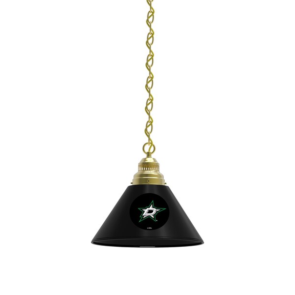 Dallas Stars Pendant Light, Brass Fixture
