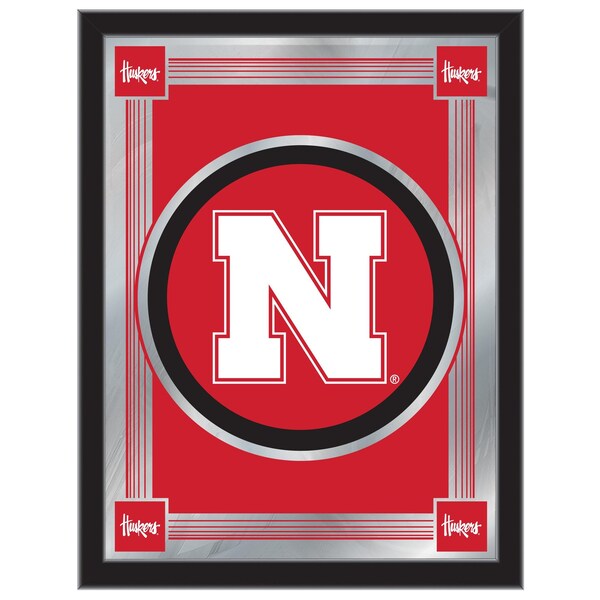 Nebraska 17" x 22" Logo Mirror