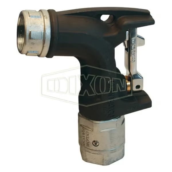Ball Nozzle, 1-1/2 in FNPT Swivel x 1-1/2 in Spout, Aluminum, Domestic