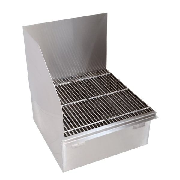 Mop sink flush-with-floor