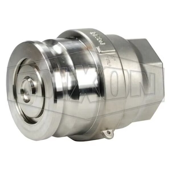 Type A Bayloc Cam & Groove Adapter, Dry Disconnect Male Adapter x FNPT End Style, Stainless Steel