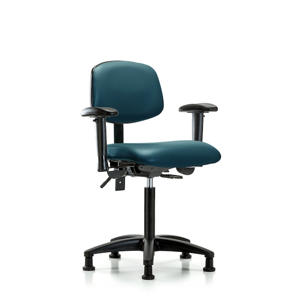 Vinyl Chair, Vinyl, Adjustable Arms