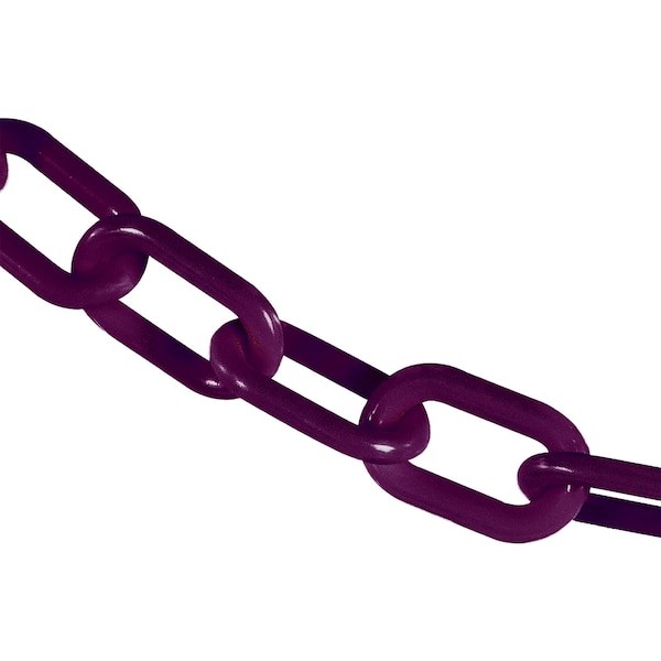 2" x 50' Purple Heavy Duty Plastic Safety Chain