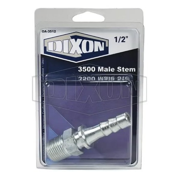 1/2 in x 1/2 in MALE NPT 3500 NIPPLE ZINC
