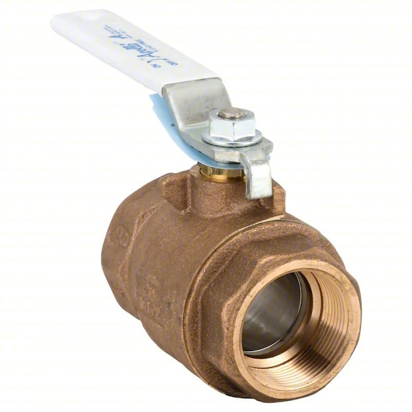 1-1/2" FNPT Bronze Ball Valve 2-Way