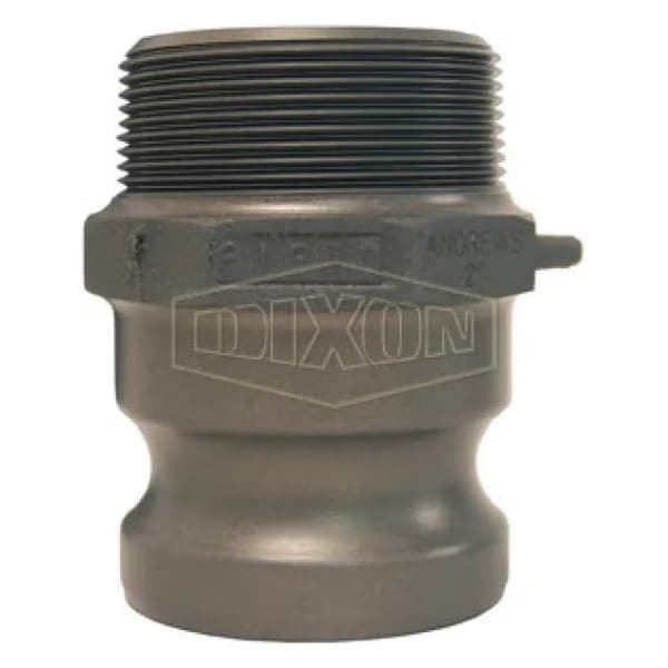 Boss-Lock Type F Cam and Groove Adapter, 6 in, Male Adapter x MNPT, Aluminum, Domestic