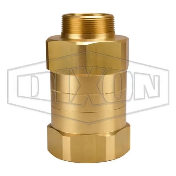 Safety Check Valve, 3 in, MNPT, Brass Body