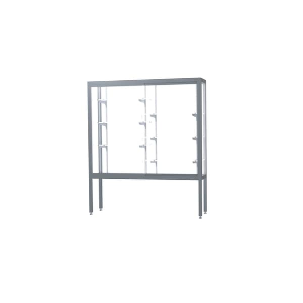Display Case 60x66x16, White, Satin