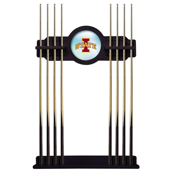 Iowa State Cue Rack in English Tudor Finish
