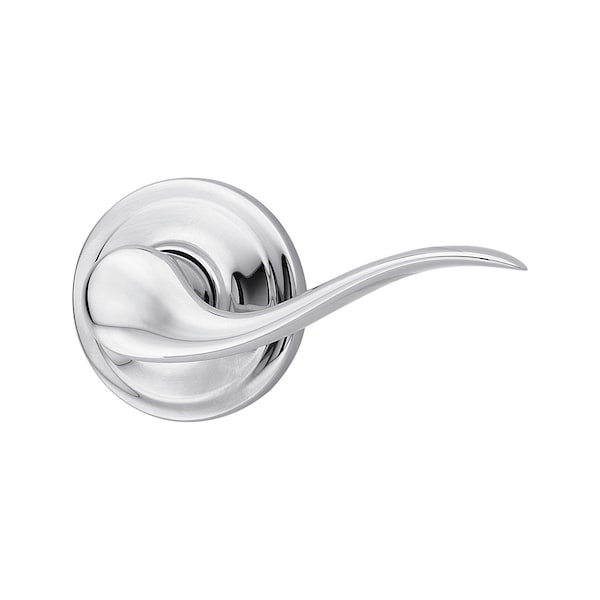 Left Hand Tustin Lever Signature Series Interior Single Cylinder Handleset Trim, Bright Chrome Finish