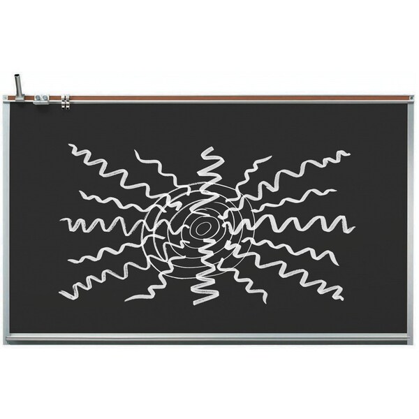 Black 120 Series Magnetic Dry-Erase Markerboard 48"x96"