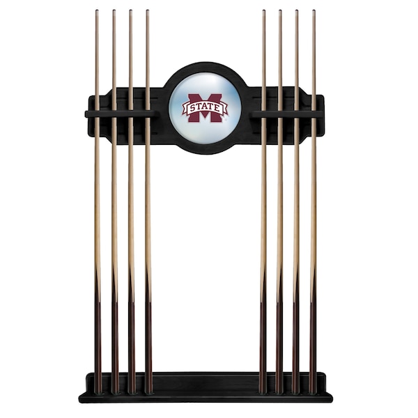Mississippi State Cue Rack in Black Finish