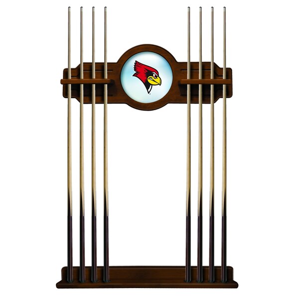 Illinois State Cue Rack in Chardonnay Finish