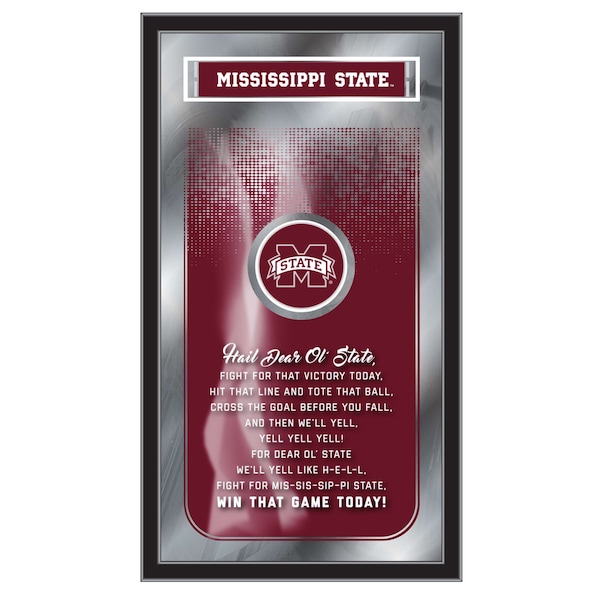 Mississippi State 26" x 15" Fight Song Mirror